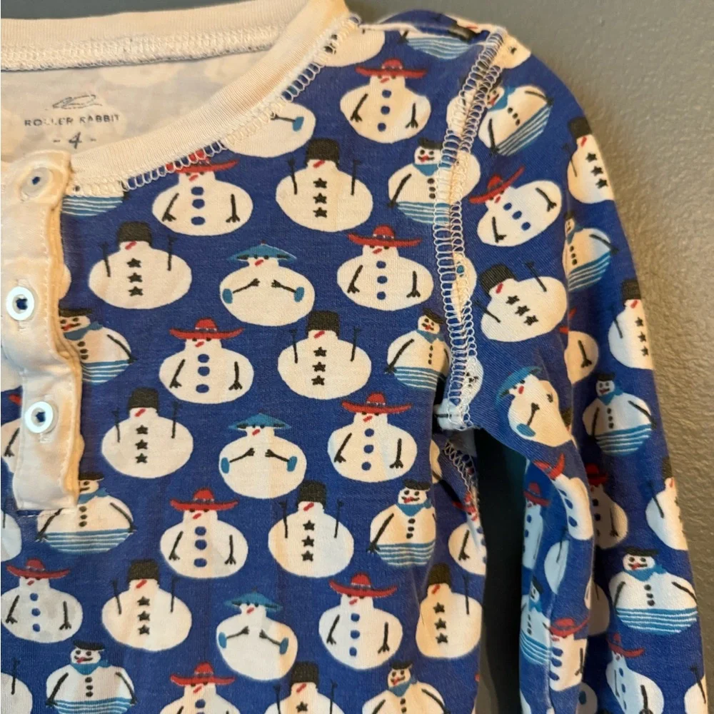 Roller‎ Rabbit snowman pajamas